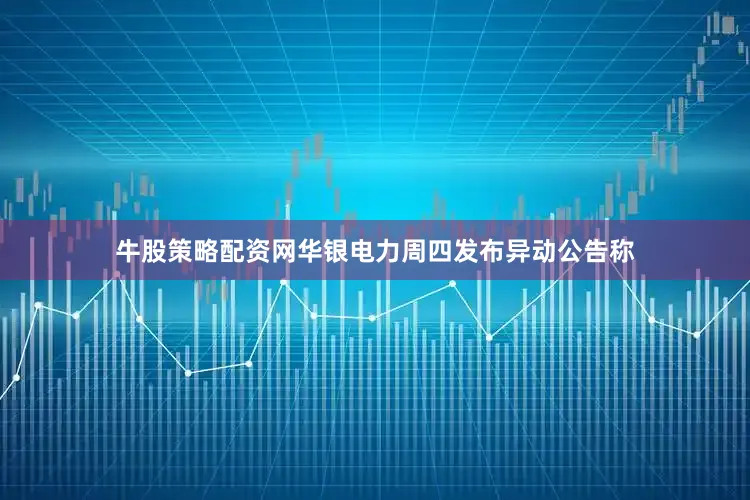 牛股策略配资网华银电力周四发布异动公告称