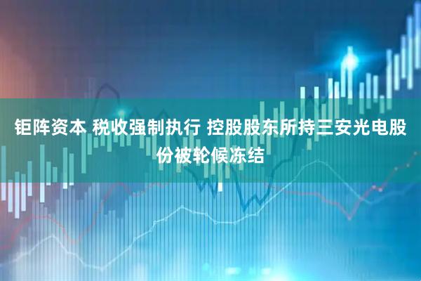 钜阵资本 税收强制执行 控股股东所持三安光电股份被轮候冻结